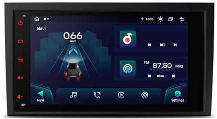 XTRONS Octa-Core Car Stereo Android 13 Auto Radio Player 8 IPS HD 4GB 64GB, Built-in GPS Nav DSP 4G LTE Bluetooth Car Play, Support AHD Camera DAB+ DVR TPMS for Audi A4 S4 RS4 Seat Exeo