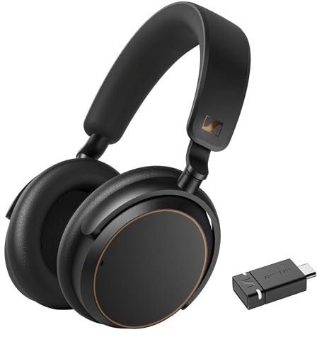 Sennheiser ACCENTUM Wireless Special Edition - Auriculares ACCENTUM y dongle Bluetooth BTD 600 - Batería de 50 Horas de Tiempo de reproducción, ANC híbrido, dongle con Adaptador USB-A/USB-C -