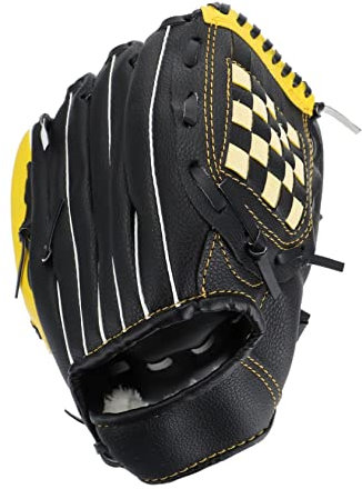 Anneome Baseballhandschuh Softballhandschuh Langlebig PU Handschuh für Kinder und Erwachsene für Baseball und Softballtraining
