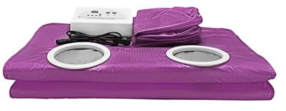 JOLIANE Slimmimg Manta De Sauna Infrarroja Digital Pérdida De Peso Desintoxicación Térmica, Manta Calefactora De Sauna con Mangas Salón SPA En Casa Mujeres Hombres para Sauna en casa(Pink)