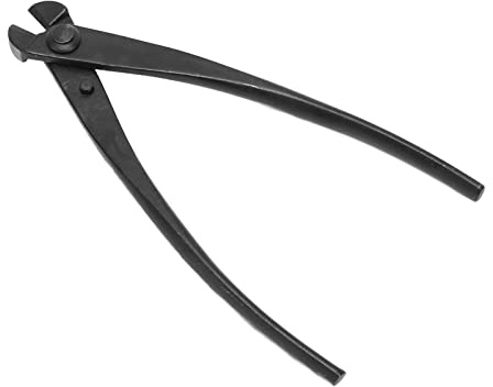 Coupe-branches professionnel en acier au manganèse, ergonomique avec extrémités arrondies, robuste et durable, 185 mm, pour modélisation de bonsaï, pour jardinage de plantes en pot