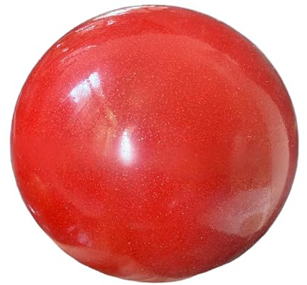 Qianly Pelota de Gimnasia Rítmica de 18 Cm para Práctica de Gimnasia Rítmica, Equipo de Entrenamiento Profesional para Gimnasio, Rojo
