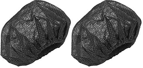 HELEVIA 100 St Disponibelt Nonwoven Mikrofonskydd, med Elastiska Band för KTV Scenintervjuinspelning (Svart)
