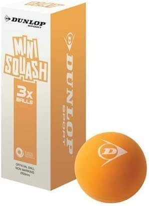 Dunlop Mini Squash Balls-Orange by Dunlop