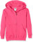 Fruit of the Loom Unisex Kids Zip front Classic Hooded Sweat, Fuchsia, 5-6 Years (Manufacturer Size:26)