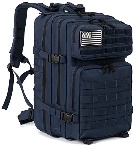 QT&QY 45L Military Tactical Backpack combat Molle Army Assault Pack CCW 3 Day survival Bag Hiking rucking Rucksack heavy duty backpack