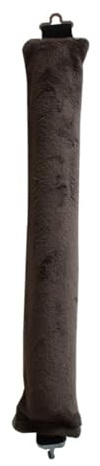 Gummi Curling Tool Krok Icke Värme Curling Rod Large Wave Curling Tool Sleep Curling Tube)/157(Deep coffee color (one))