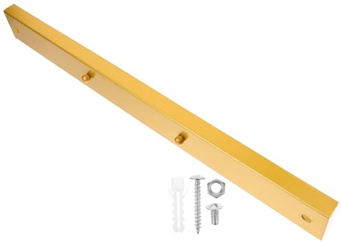 NUOBESTY Plaque De Recouvrement De Plafond En Fer 500mm Pour Lustre Diy 2 Trous Support De Montage Éclairage Moderne 1 Pièce