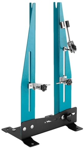 Supporto per allineamento ruote per bicicletta: stazione per cerchioni portatile, supporto per ruota posteriore, strumento di allineamento meccanico, di riparazione multiuso | Per bici da