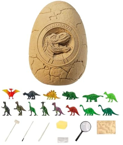 Zanthicia Dinosaurier Eier ausgraben und entdecken: Abenteuer in der Archäologie – Skelettausgrabungsset zum Erleben von Archäologie und Paläontologie – EIN lehrreiches Geschenk für Kinder