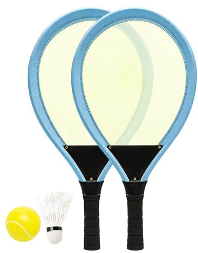 Generic Set Da Tennis Per Bambini, Gioco Di Interazione Genitore-Figlio, Racchetta Da Tennis E Badminton Per Bambini Dai 3 Ai 12 Anni, Per Interni Ed Esterni, Casa, Scuola Materna