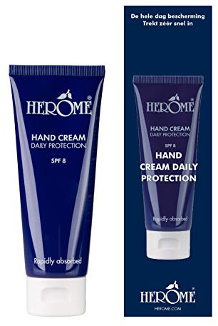 Herome Daily Protection Hand Cream - Quickly Absorbent, Protects and Cares for Dry Hands - 75 ml