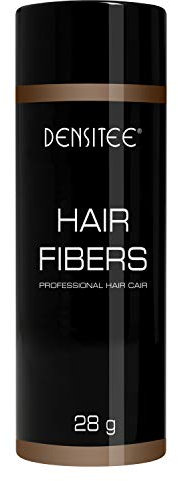 DENSITEE® Keratinfasern zur HAARVERDICHTUNG Verdeckt HAARAUSFALL & KAHLHEIT mit Soforteffekt 28 g Hair Building Fibers SCHÜTTHAAR + STREUHAAR DICHTERES Haar & VOLUMEN Ansatz Retouch Hellbraun