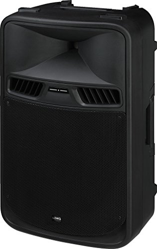 IMG STAGELINE PAK-415 Aktive Power-PA-Lautsprecherbox mit 2-Kanal-Verstärker, 450 W schwarz