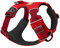 RUFFWEAR Front Range Hundegeschirr, reflektierend, Y-Geschirr, verstellbar, bequem gepolstert, für den täglichen Spaziergang, kein Ziehen, 2 Leinenbefestigungen und V-Ring, Größe M, Rot Summac