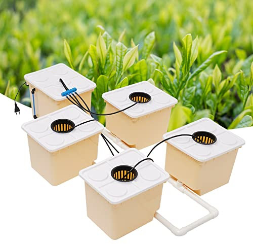 OUKANING Système de culture hydroponique d'intérieur - 11 l - Système de culture hydroponique - Kit de culture pour fleurs et herbes