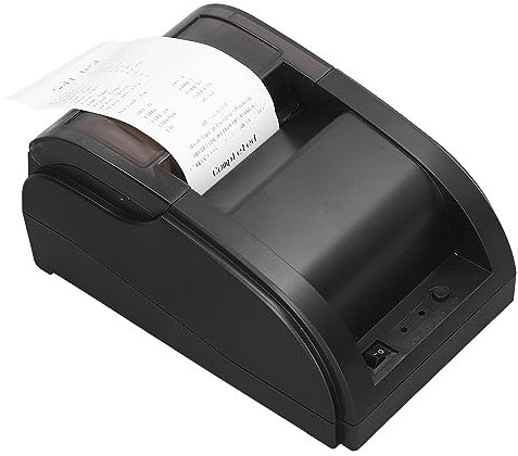 Yunir Belegdrucker, 60–80 Mm/s Schnelles Drucken und Automatisches Schneiden, Belegdrucker Unterstützt IOS, Android und für den Täglichen Gebrauch