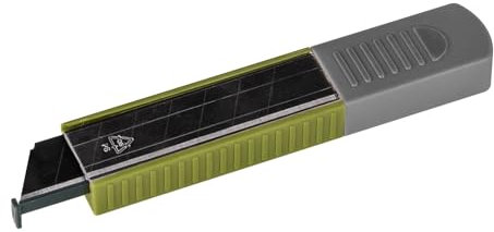 Colorus Abbrechklingen für Cuttermesser 18mm Black Edition | Messerklingen Schwarz für Cutter | Karbonstahl Klingen im 10er Spender | Extrem scharfe schwarze Abbrechklingen Ersatzklingen