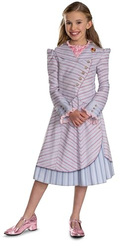 Disguise Costume officiel Wicked Glinda Shiz de l'université Wicked Movie pour enfants, filles, taille 7-8