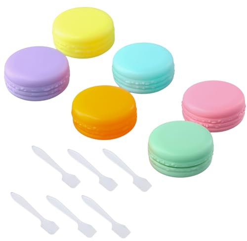 6 Stück Mini Dosen mit Deckel 10ml, Leere Kosmetikbehälter, Creme Behälter Kleine Dose Plastik, Kosmetik Dosen zum Befüllen Reisen, Nachfüllbare Kosmetikdosen für Cream, Lotion, Cosmetics