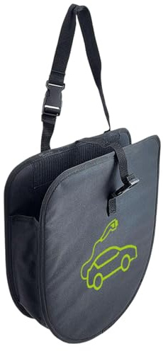 EV Charging Cable Storage Bag - Waterproof Cable Tidy Bag, EV Charging Cable Bag, Heavy Duty Cable Storage Bag for All Kinds of Cables and Car Accessories