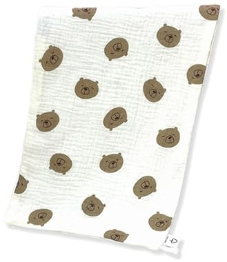Toalla multiusos, pañuelo de algodón, babero suave y cómodo para bebés, paño triangular, 4 capas, para bebés de 0 a 3 años, toalla de bebé reutilizable