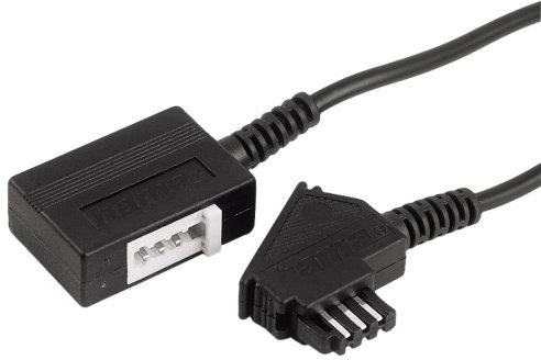 Hama Verlängerungskabel für TAE-F- und TAE-N-Kabel, 3m (Verlängerung für Telefonkabel, Faxkabel, Modem-Anschlusskabel, TAE-F/N-Stecker auf TAE-F/N-Kupplung) Telefonverlängerungskabel, Schwarz