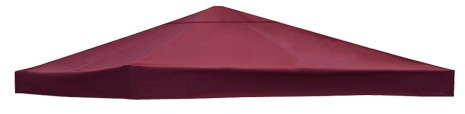 Greenbay 1-Tier Replacement Top Fabric for 3x3m Gazebo Pavilion Roof Canopy Wine Red