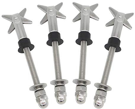 Toggle Anchor Bolts, Hollow Wall Anchors, M8x150mm, Pack of 4