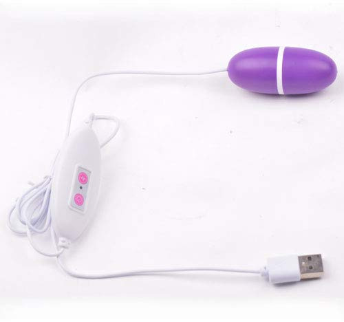 BeHorny Mega Power 12-Speed USB Powered Vibrating Love Egg, Purple, 173MY-802Z
