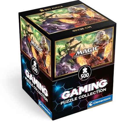 Clementoni- Magic The Gathering Anime Cube Gathering-500 Pezzi-Puzzle, Orizzontale, Divertimento per Adulti, Made in Italy, Multicolore, 35564