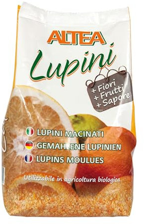 Tecnokit Lupini Macinati Per Limoni E Agrumi, Concime Naturale Acidificante Per Piante Acidofile, Farina Di Lupini Essiccati, Concime Per Limoni In Vaso, Agicoltura BIO, Sacco Da 1 Kg