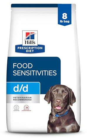 Hill's Prescription Diet d/d Food Sensitivities Dry Dog Food, Potato & Venison, 8 lb. Bag
