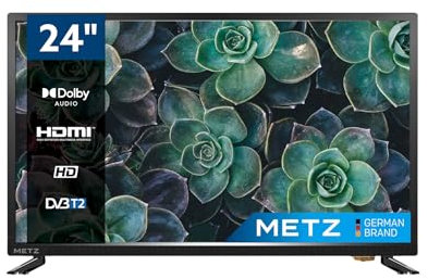 Metz TV 24'' (60 cm) LED HD, 3 Tuners DVB-T2/C/S2 HDTV compatibles HEVC (H265), Dolby Digital Plus