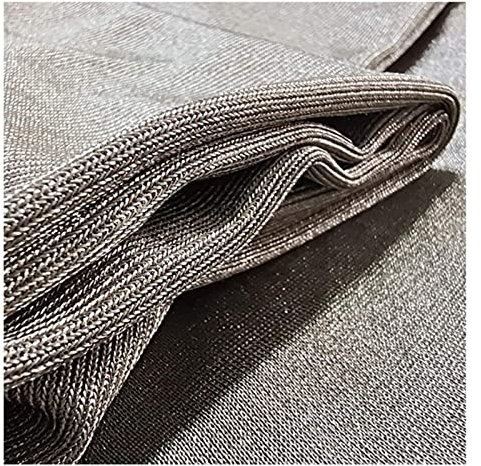 EMF Faraday Fabric, EMI, RF&RFID Shielding Fabric, Silver Fiber, Radiation Protection/Signal Blocking Material For Cell Phones/Wifi & Bluetooth Blocking, 59 Inches Wide ( Color : Silver , Size : 1.5*8