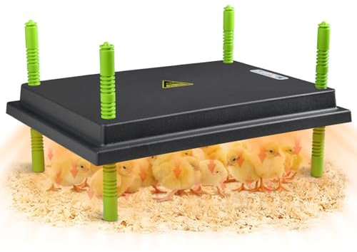 Plutohiker Plotohiker Plaque chauffante pour poussins - Plaque chauffante pour élevage de poussins - 30 x 40 cm