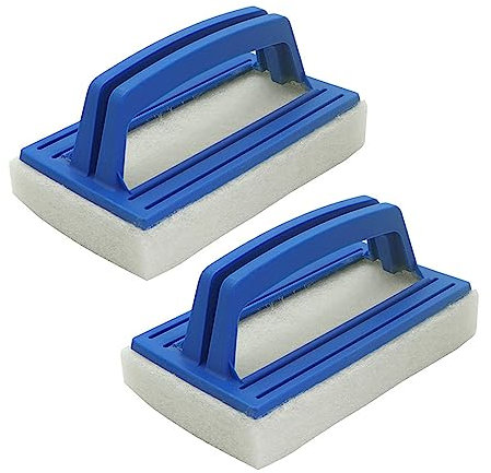 Le kit de nettoyage de 2 pièces pour jacuzzi comprend une brosse à récurer pour nettoyer les parois de la piscine