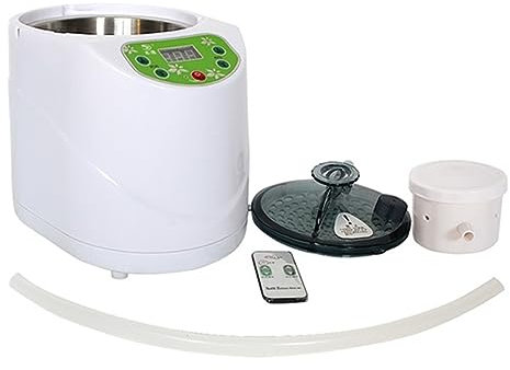 Steam Generator 3.0L with Remote Control - Home Spa Therapy for Relaxation, Shower Cabin Body Fumigation Machine, Sauna Accessories for Wellness