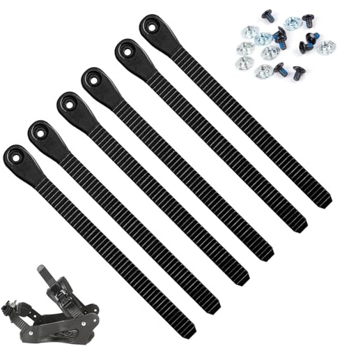 YUNHENTONG Attacchi Snowboard Uomo 6 Pezzi Accessori Snowboard Attacchi Rapidi Snowboard Ricambi Attacchi Snowboard Cinghie Snowboard Binding Snowboard Strap