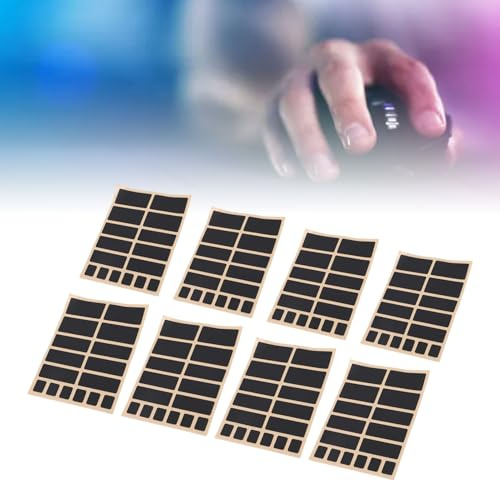 BAFOVY Pre Cut Grip Tape Non Slip Phone Stickers Sweat Absorberande Adhesive Patches Anti Slip Stickers For Gaming Devices Phone Camera Cup med Pålitligt Texturerat PEVA -material