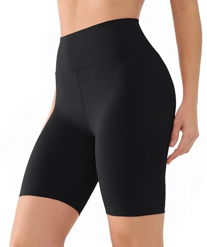 VALANDY Creamlush 8 High Waisted Cycling Shorts for Women | Buttery-Soft Comfort, Lightweight Stretch, Anti-Chafing, Under Dresses, Yoga, Lounging and Everyday Wear, Sizes S-3XL