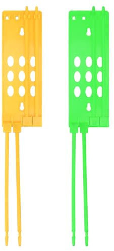ABOOFAN Organizador de Anillas para Palomas Soporte Colgante, 2 Piezas, Diseño Compacto y Resistente para Almacenamiento de Anillos de Patas
