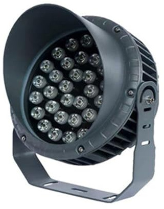 Flutljus, Utomhusbelysning IP66 Vattentät Landskapsbelysning Utomhus Säkerhetsbelysning for Landskap Kvadrat Innergård Gräsmatta Träd Uppfart(White Light,18W-B)