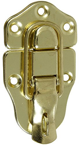 National Hardware N208-603 V1849 Lockable Draw Catche in Brass