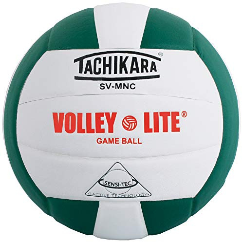 Tachikara Volley-Lite Additional Colors (EA) , Dark Green/White