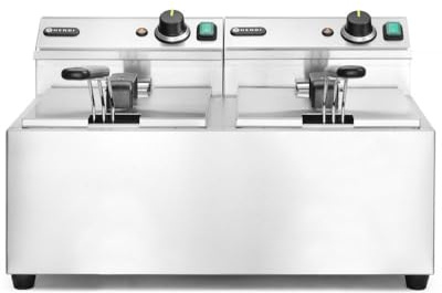 HENDI 207307 Friteuse Mastercook - 2 x 8 L
