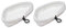Kga-Supplies 2 X Microfibre Compatible Steam Mop Cloth Pads for Vax S2 Hard Floor Master