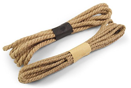 ❤️ 8m HanfSeil/Schnur (5mm + 7mm) Set | Hanf-Garn | ähnlich JuteSeil oder Jute-Schnur | Deko-Garn | Deko-Schnur | Garten-Schnur | Natur Braun