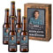 Personalisiertes Bier mit Wunschtext und Foto | 5 x 0,33 l Dinkelbier als Geschenkset | Persönliche Geschenkbox zum Geburtstag o. Vatertag/Männertag (Geschenkbox mit 5 Fl., Schieferoptik)