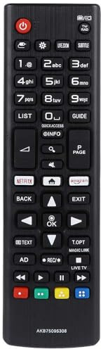 LFYSJTX Replacement lg remote control for tv for lg tv remote control Fit for Various LG Ultra HD TV with Netflx Amazen Buttons